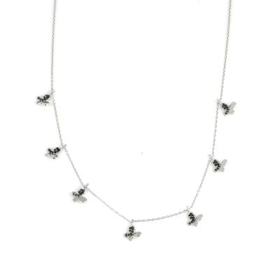 925 Ayar Gümüş Minik Kelebekli Kolye - 3