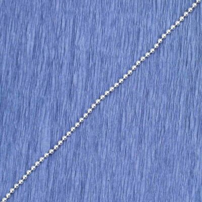 925 Ayar Gümüş Orta Top Zincir Kolye - 2