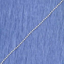 925 Ayar Gümüş Orta Top Zincir Kolye - Nusrettaki (1)