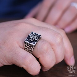 Ottoman Sign Model Men Ring - Nusrettaki