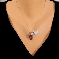 Silver Necklace with Oval Zultanite - Nusrettaki