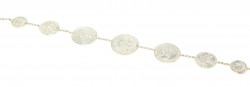 Silver Small to Large Coin Bracelet - Nusrettaki (1)