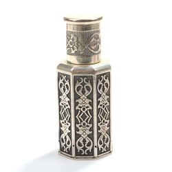 Nusrettaki - 925 Ayar Gümüş Parfüm Şişesi
