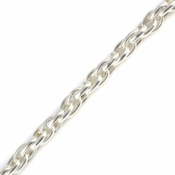 925 Ayar Gümüş Parlak Sarmaşık Model Bileklik - 4