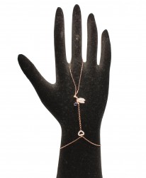 925 Sterling Silver Heart & Fairy Ring Bracelet - 4