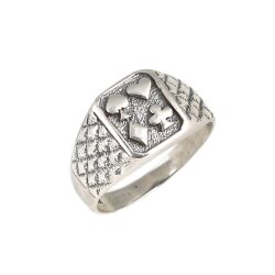 Silver Poker Men's Ring - Nusrettaki (1)