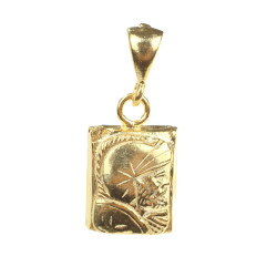925 Ayar Gümüş Roma Askeri Motifli Madalyon Kolye Ucu - Thumbnail