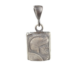 925 Ayar Gümüş Roma Askeri Motifli Madalyon Kolye Ucu - Nusrettaki