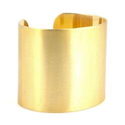 925 Ayar Gümüş Sarı Kalın Bilezik - Nusrettaki (1)