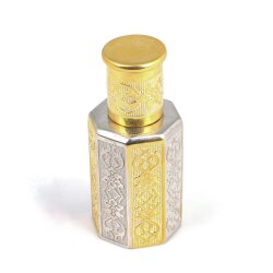 925 Ayar Gümüş Sarı Rodajlı Parfüm Şişesi - Nusrettaki (1)