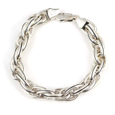 925 Ayar Gümüş Sarmaşık Bileklik - 1