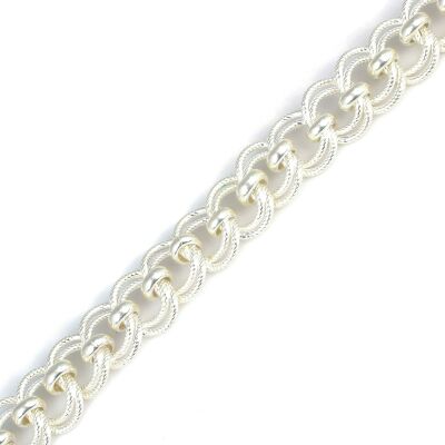 925 Ayar Gümüş Setina Desenli Samanyolu Model Bileklik - 2