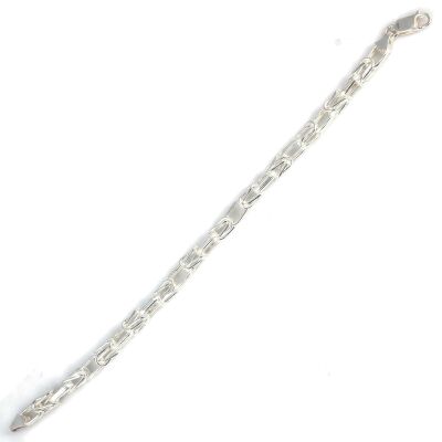 925 Ayar Gümüş Setinalı Halka Model Lale Bileklik - 2