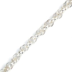 925 Ayar Gümüş Setinalı Sarmaşık Halka Bileklik - 3