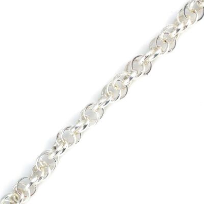 925 Ayar Gümüş Setinalı Sarmaşık Halka Bileklik - 3