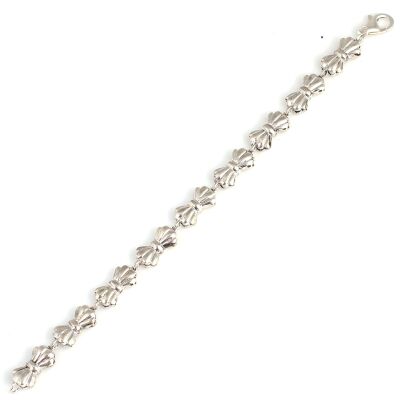 925 Ayar Gümüş Sıralı Kurdele Bileklik - 4