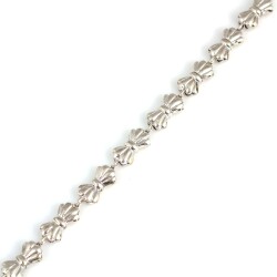 925 Ayar Gümüş Sıralı Kurdele Bileklik - 5