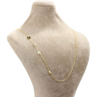 Silver Name Written Necklace - 1