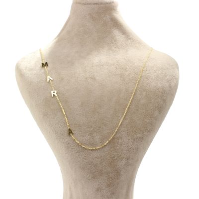 Silver Name Written Necklace - 2