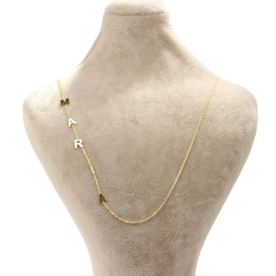 Silver Name Written Necklace - 4