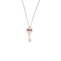 925 Ayar Gümüş Sonsuzluğun Anahtarı Kolye - Nusrettaki (1)