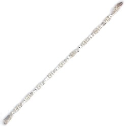 925 Ayar Gümüş Sonsuzluk Model Kral Zincir Bileklik - Nusrettaki (1)