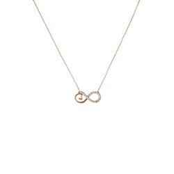 925 Sterling Silver Infinity Model Necklace - Nusrettaki (1)