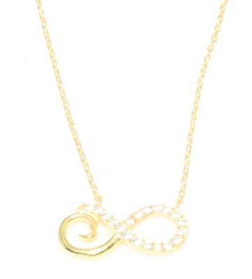 925 Sterling Silver Infinity Model Necklace - 3