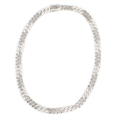 925 Ayar Gümüş Taşlı Gurmet Zincir Kolye - 2