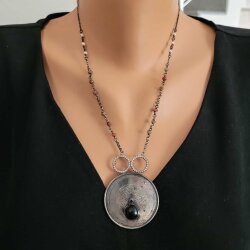 925 Sterling Silver Infinity Model Handcrafted Chain Necklace - Nusrettaki