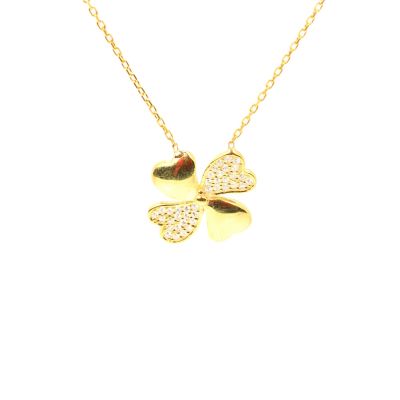 Silver Clover Necklace - 3