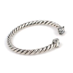 925 Ayar Gümüş Ufak Ayı Başı Burgu Kol Erkek Bileziği - Nusrettaki (1)