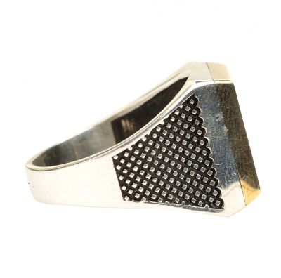 Silver & Bronze Cepni Clan Symbol Men's Ring - 3