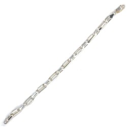 925 Ayar Gümüş Yay Desenli Düz Astar Bileklik - Nusrettaki (1)