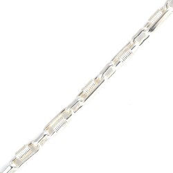 925 Ayar Gümüş Yay Desenli Düz Astar Bileklik - 3