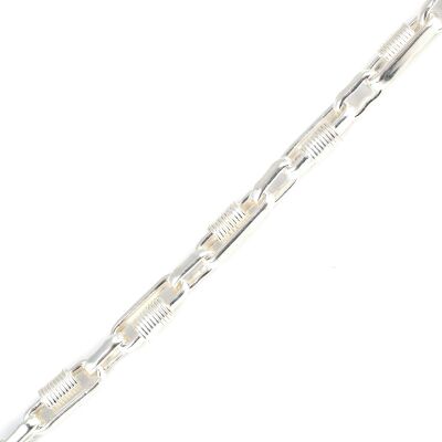 925 Ayar Gümüş Yay Desenli Düz Astar Bileklik - 3