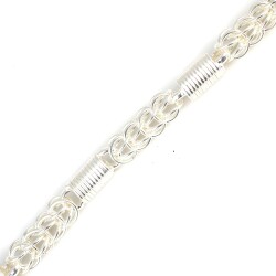 925 Ayar Gümüş Yay Görünümlü Kafes Bileklik - 3