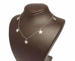 925 Ayar Gümüş Yıldız Kolye - Nusrettaki