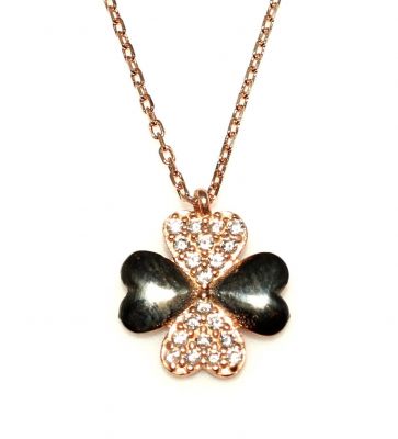 Sterling Silver Lucky in Love Necklace - 3