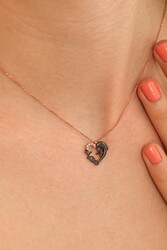 Nusrettaki - Sterling Silver Love & Hearts Necklace
