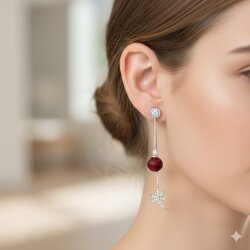 925 Ayar Gümüş Yusufçuk Küpe - Nusrettaki