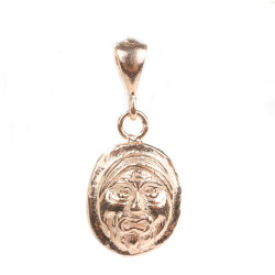 925 Ayar Gümüş Yüz Figürlü Madalyon Kolye Ucu - Nusrettaki (1)