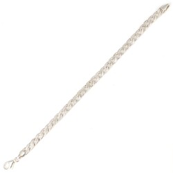 925 Ayar Gümüş Zincir Bileklik - 3