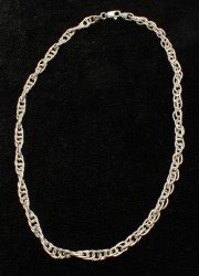 925 Ayar Gümüş Zincir Kolye - Nusrettaki