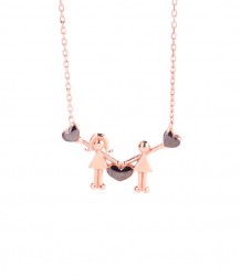 925 Sterling Silver Lovely Heart Necklace - 3