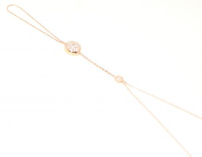 925 Ayar Rose Gümüş Yarım Yuvarlak Taşlı Şahmeran - 8