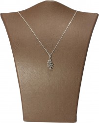925 Silver Christmas Tree Necklace - 7