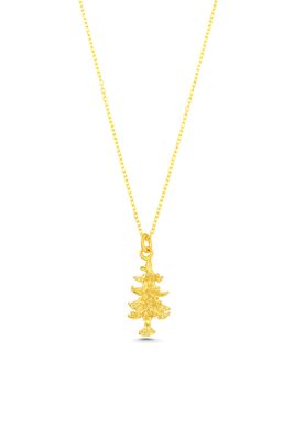 925 Silver Christmas Tree Necklace - 9