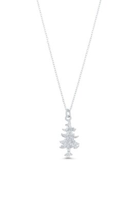 925 Silver Christmas Tree Necklace - 6