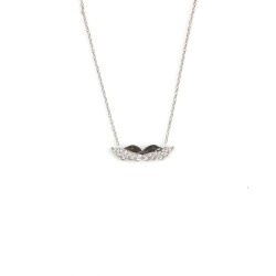 925 Sterling Silver Angel Wings Necklace 